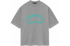 Fear of God ESSENTIALS Heavy Jersey Tee Dark Heather Oatmeal F/W 23'