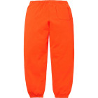 Supreme Satin Applique Logo Sweatpants Bright Orange F/W 24'