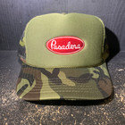From The Ground Up Pasadena Bilt Padded Trucker Hat Green Camo
