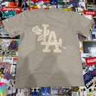 From The Ground Up LA Rose Tee Brown