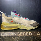 Nike Air Max 270 React ENG Travis Scott Cactus Trails Sz 8