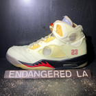 Air Jordan 5 Off White Sail Sz 10.5