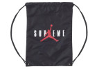 Supreme x Jordan Drawstring Bag Black