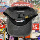 Pasadena Vintage Washed Black Dad Cap