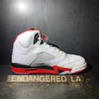 Air Jordan 5 Fire Red Black Tongue Sz 10.5