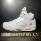 Air Jordan 5 White Metallic 15' Sz 10