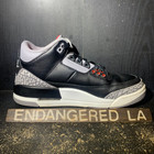 Air Jordan 3 Black Cement 24' Sz 7M