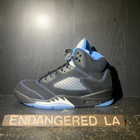 Air Jordan 5 Black University Blue