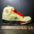 Air Jordan 5 Off-White Sail Sz 9.5