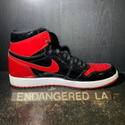 Air Jordan 1 Patent Bred Sz 14