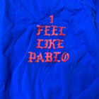 Kanye I Feel Like Pablo L/S Tee Blue Sz L