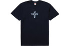 Supreme Cross Box Logo Tee Navy F/W 20'