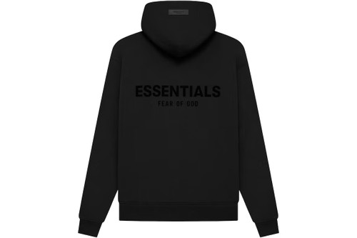 Fear of God ESSENTIALS Hoodie Black/Stretch Limo S/S 22'