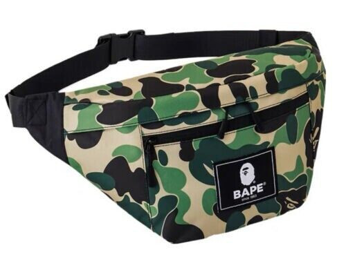BAPE Waist Bag Green Camo