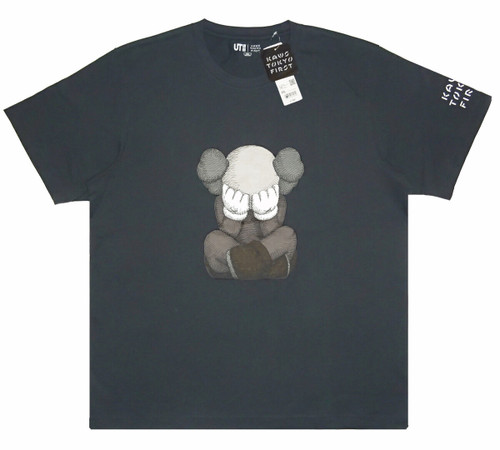 KAWS x Uniqlo Tokyo First Tee Charcoal (Asia Sizing)