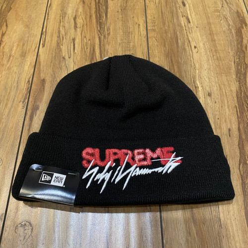 Supreme Beanie New Era Yohji Yamamoto Black F/W 20' (#6756)