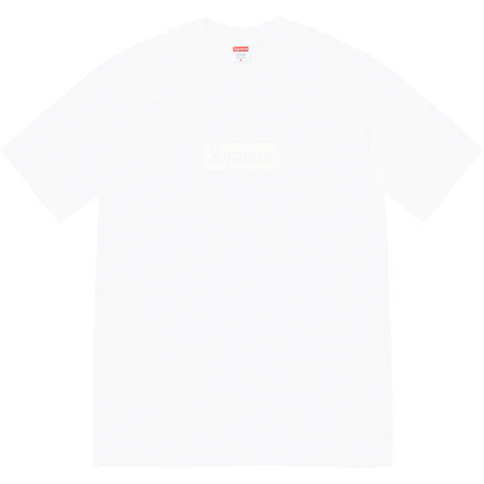 Supreme Tonal Box Logo Tee White S/S 23'