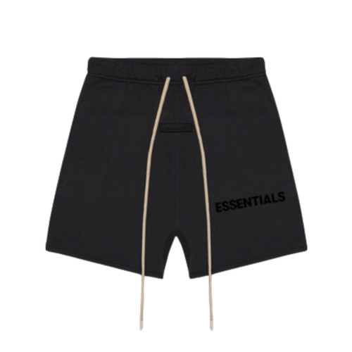 Fear of God ESSENTIALS Jet Black Sweat Shorts S/S 23'