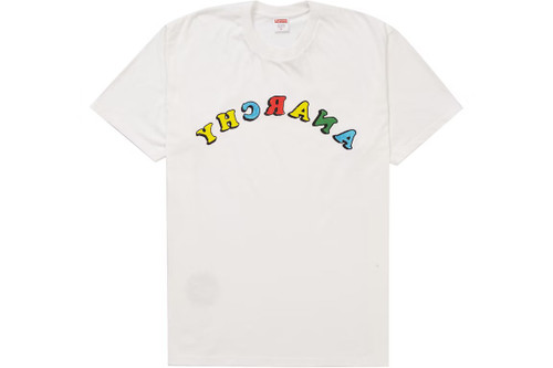 Supreme Jamie Reid Anarchy Tee White S/S 21'