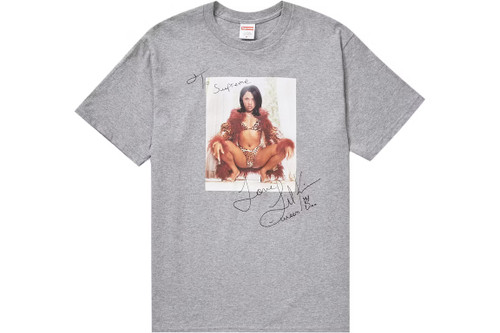Supreme Lil Kim Tee Grey S/S 22'