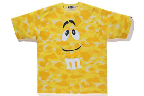 BAPE x M&M's Color Camo Relaxed Tee Yellow