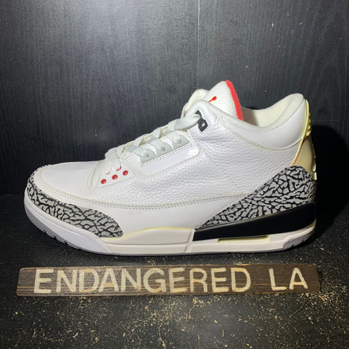 Air Jordan 3 White Cement 11' Sz 11