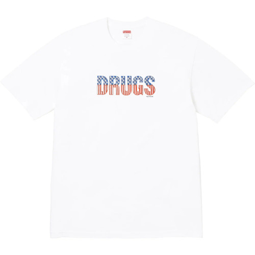 Supreme Drugs Tee White F/W 24'