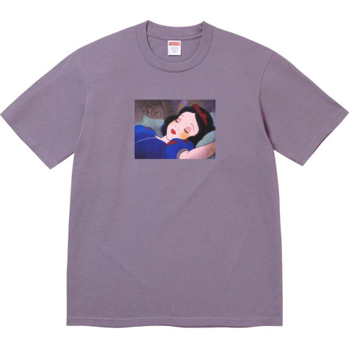 Supreme Snow White Tee Dusty Purple F/W 24'