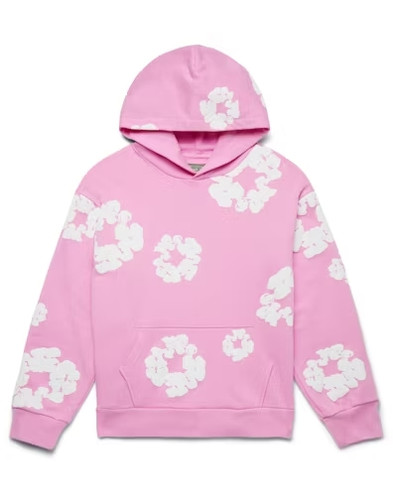 Denim Tears The Cotton Wreath Hoodie Pink S/S 23'