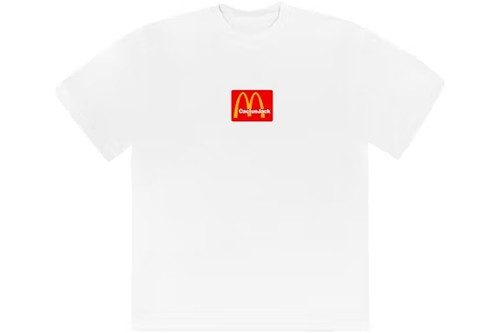 Travis Scott Mc Donalds Tee White