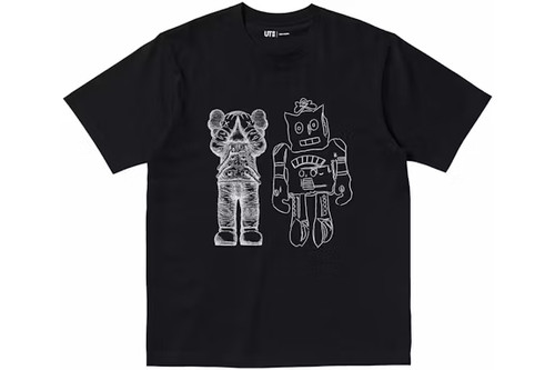KAWS x Uniqlo Warhol UT Tee Black