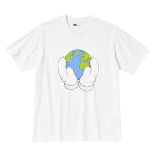 KAWS x Uniqlo Peace For All Tee White (U.S. Sizing)