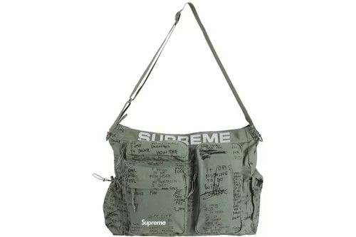 Supreme Field Messenger Bag Olive Gonz S/S 23'
