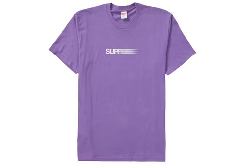 Supreme Motion Logo Tee Purple S/S 20'