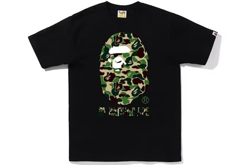 BAPE ABC Camo By Bathing Ape Tee Black