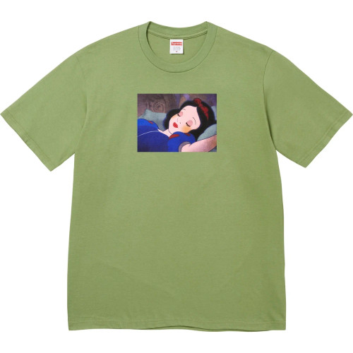 Supreme Snow White Tee Moss F/W 24'