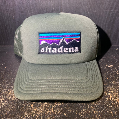 Altadena Padded Trucker Hat Olive