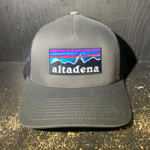 Altadena Unpadded Trucker Hat Grey