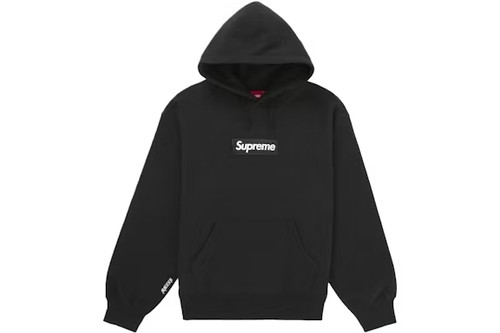 Supreme Hoodie Box Logo Black F/W 25'