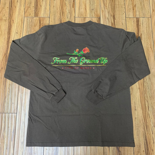 From The Ground Up City of Roses L/S Tee Brown