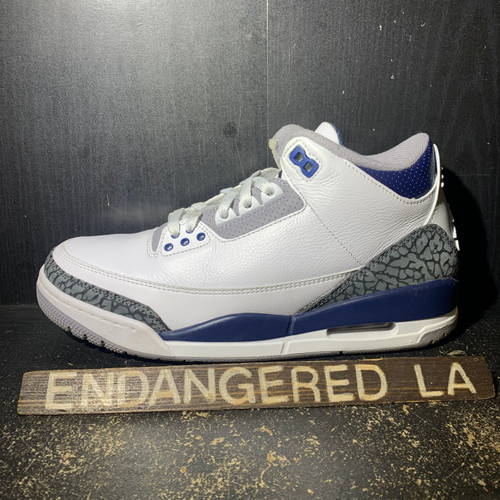 Air Jordan 3 Midnight Navy Sz 8.5