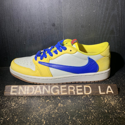 Air Jordan 1 Travis Scott Low Canary Sz 7.5