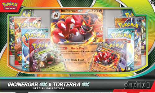 Pokémon Incineroar EX and Torterra EX Special Collection