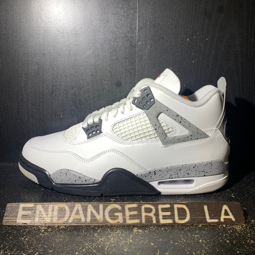 Air Jordan 4 White Cement 25' Size 10