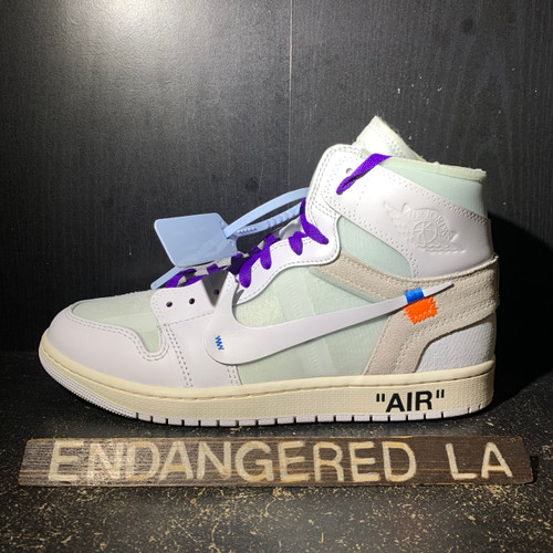 Air Jordan 1 Virgil Abloh Archive Alaska Sz 10.5