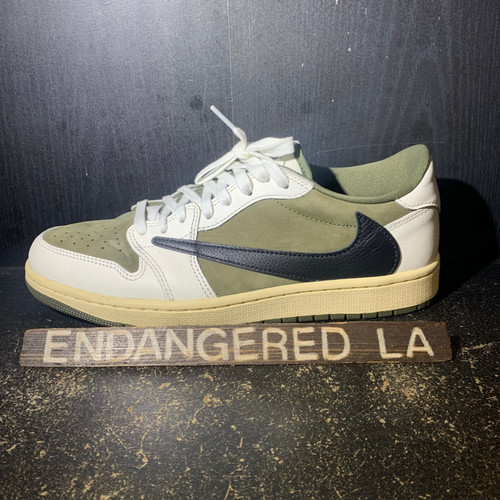 Air Jordan 1 OG Low Travis Scott Medium Olive Sz 10