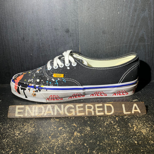 Vans Gallery Dept. Art That Kills Black Sz 9.5