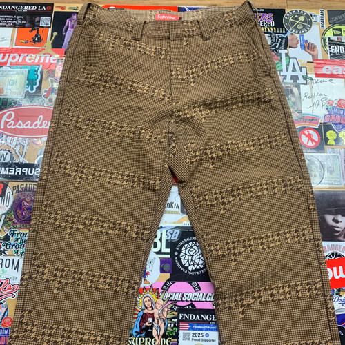 Supreme Brown Work Pants Sz 32
