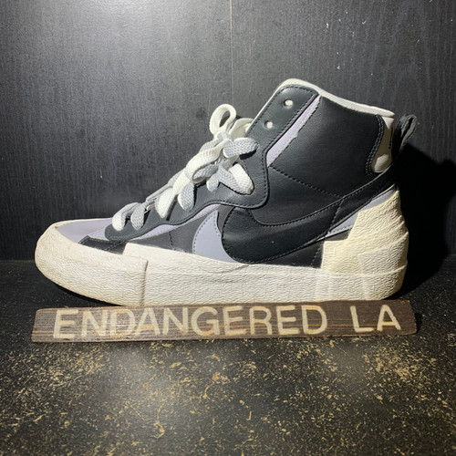 Nike Blazer Mid Sacai Black Grey Sz 9.5