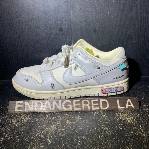 Nike Dunk Low Off White Lot 7  Sz 7M